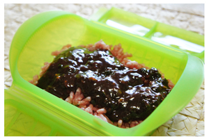 ルクエで簡単肉味噌 ジャージャー麺_c0103827_10331796.jpg