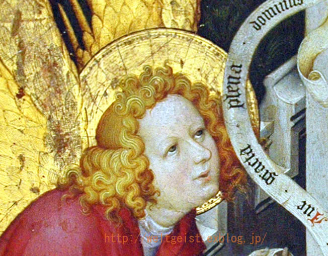 メルキオール・ブルーデルラム、シャンモル修道院祭壇画、その2、左パネル　(No.1102　11/06/24)_d0151247_1756877.jpg
