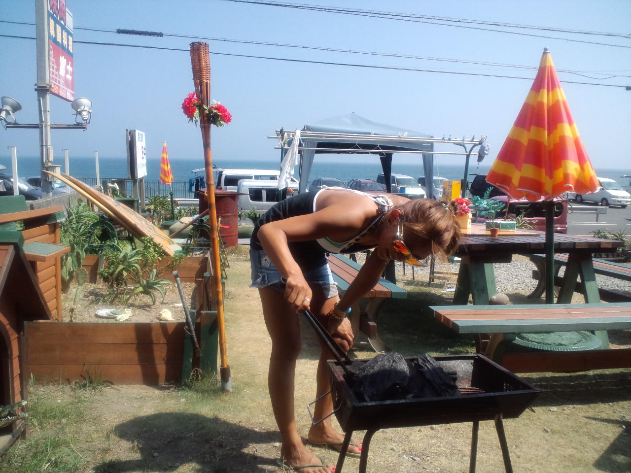 海で　ＢＢＱ～_c0151965_2333773.jpg