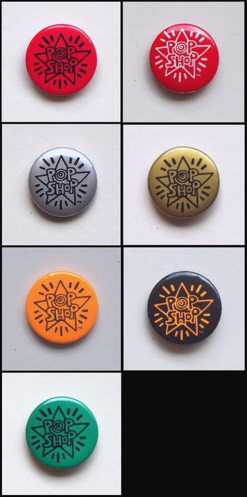 キース・ヘリングの缶バッジ「Pop Shop Buttons, Part II