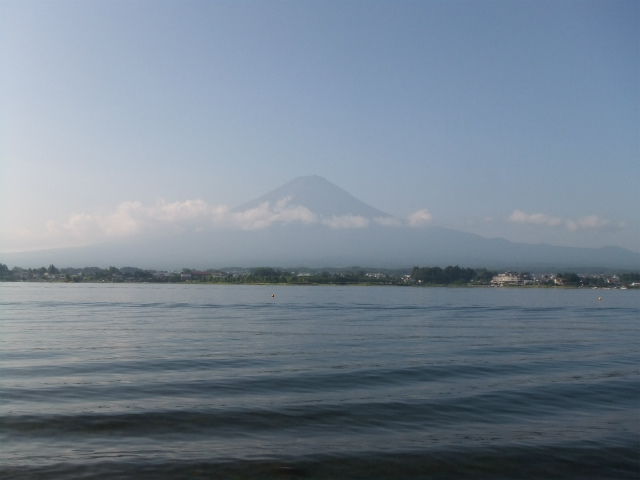 河口湖の富士山_b0070657_15495930.jpg