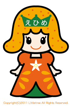 愛媛県のイメージアップキャラクター Little Treeeee