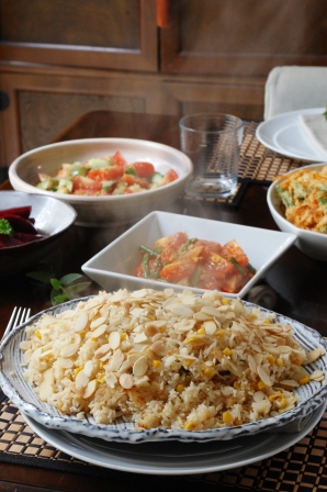 炒めて冷やして!トマトといんげんの豆板醤サラダ_d0104926_1281476.jpg