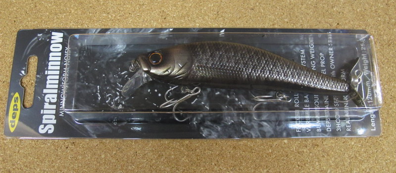 deps SキラーJr.145 ライズアップ145&スパイラルミノー_a0153216_22385447.jpg