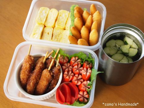 あり合わせでお弁当 3人でいってらっしゃ い ちくちくのへや ちょこっとかわいい手作りのすすめ あり合わせでお弁当 3人でいってらっしゃ い ちくちくのへや ちょこっとかわいい手作りのすすめ