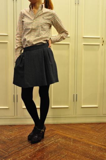 定番 リアル服 ・ ・ ・Scye ボタンダウンシャツ 。_b0110586_1719938.jpg