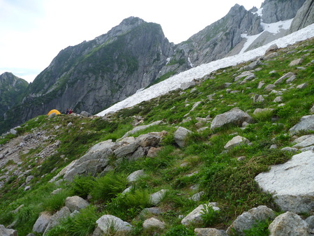 8/12-8/16 剱岳 (①八ツ峰編)_e0189446_8250100.jpg