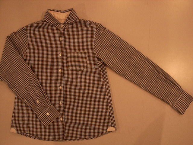\"TheThreeRobbers ROUND COLLAR SHIRT GINGHAM/ORDER\"ってこんなこと。_c0140560_1842777.jpg