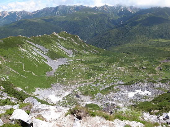 雲ノ平山行 2日目（薬師峠〜黒部五郎小舎）_a0094280_2105778.jpg