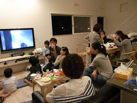釈迦堂川花火大会inフレミングの家_e0197748_18303591.jpg