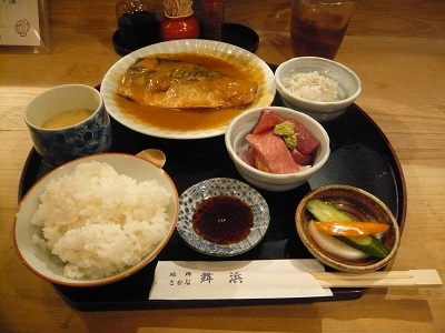新橋の「舞浜」で、おさかな1,000円ランチ。_a0029277_2327888.jpg