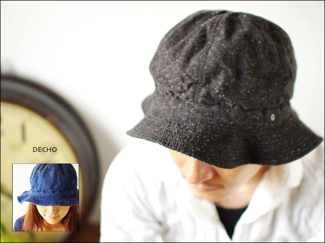 DECHO[デコー] FLOATING SNOW DENIM \" KOME HAT \" [フローティングスノーデニムコメハット]　_f0051306_1558352.jpg