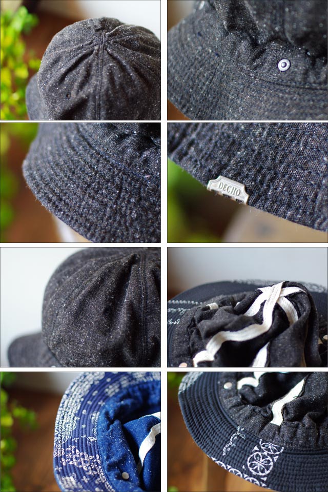 DECHO[デコー] FLOATING SNOW DENIM \" KOME HAT \" [フローティングスノーデニムコメハット]　_f0051306_15584088.jpg