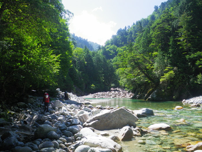 北アルプス 金木戸川 小倉谷 ～ 2011.8.13-17 （前編）_f0170180_142587.jpg