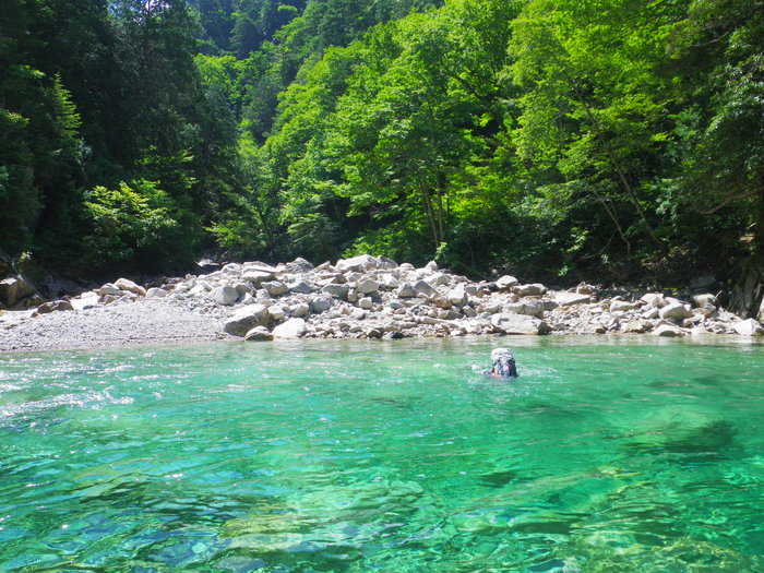 北アルプス 金木戸川 小倉谷 ～ 2011.8.13-17 （前編）_f0170180_153673.jpg