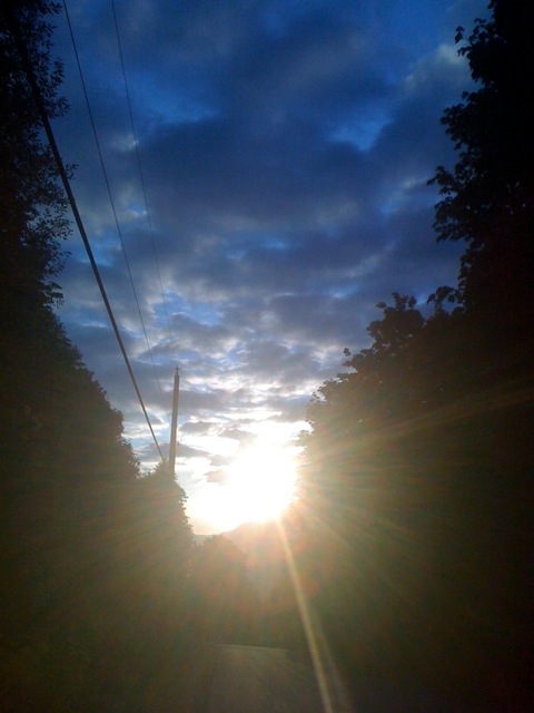 眩しい夕焼け_c0080075_423110.jpg