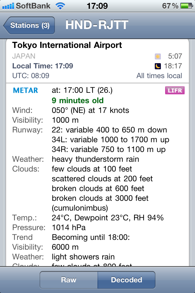 羽田空港に雷雲、離着陸便待機　一部で目的地変更_e0215320_1714493.png