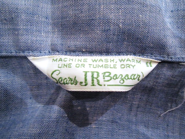 Used \"1960~70s シャンブレーシャツ\" 紹介_f0191324_9385016.jpg
