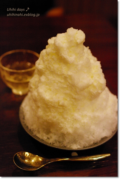 ちもと でおまかせかき氷 都立大学 うひひなまいにち