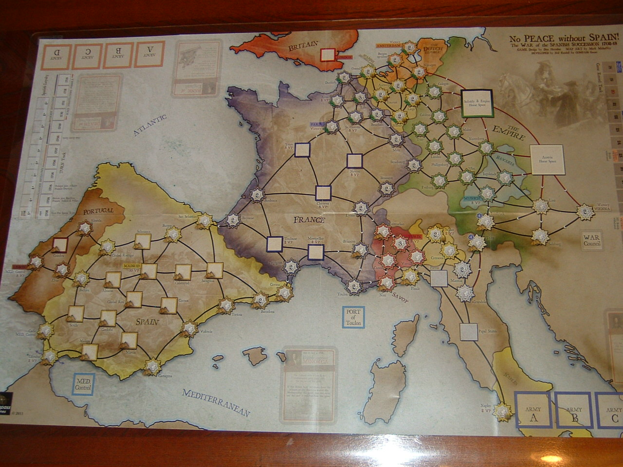 (Compass最新作)No Peace Without Spain/スペイン継承戦争のカードドリブン、やったよー その1_b0173672_0214890.jpg