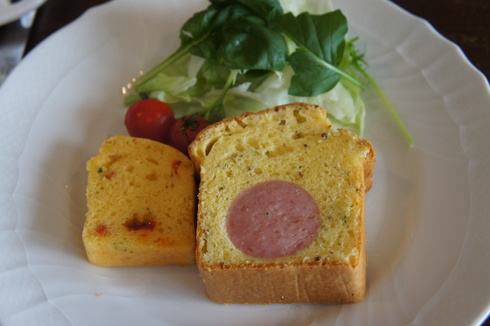単発レッスン♪ カシスマカロン ケークサレ2種 桃シャーベット_d0210450_1582766.jpg
