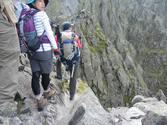 11 08 15 南岳 大キレット 北穂高 初心者の北アルプス 大キレット ジャンダルム 西穂 槍縦走