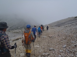 白馬三山と雪倉岳に登る　３日・４日目_d0032262_2235551.jpg