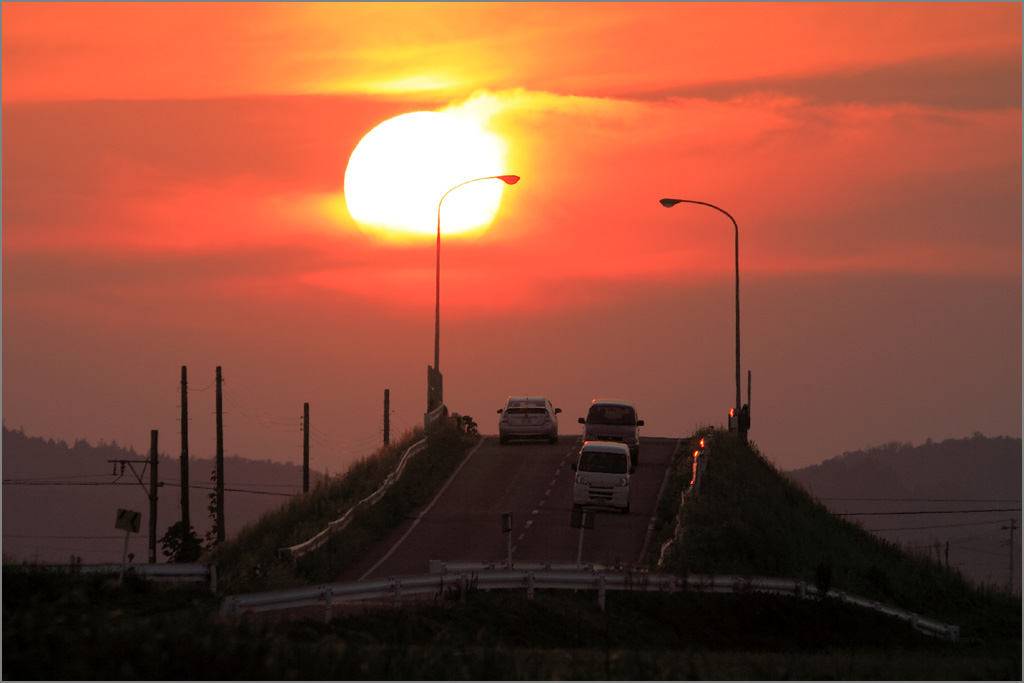 ※ 跨線橋夕景_e0149577_2327881.jpg