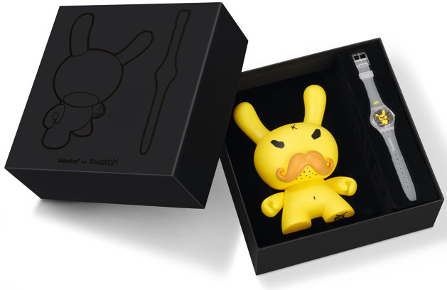 Swatch Club Watch and 8-inch Dunny by Kozik_e0118156_0445071.jpg