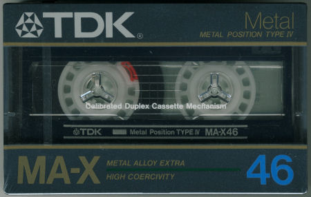TDK MA-X : カセットテープ収蔵品展示館 TDK MA-X : カセットテープ収蔵品展示館