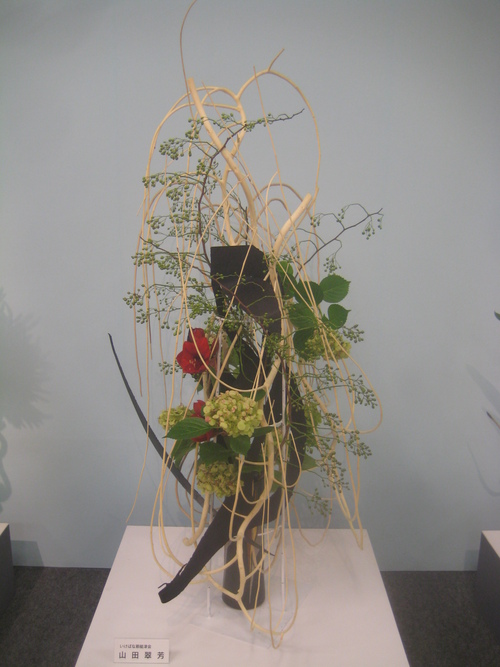 福岡三越へ。 (西日本華道連盟いけばな展)_d0195183_10455.jpg