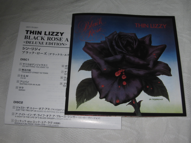 THIN LIZZY / BLACK ROSE A ROCK LEGEND (DELUXE EDITION) (紙