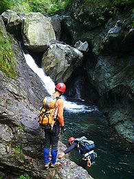 徳島県那賀町の沢登り・２日目_b0156456_192591.jpg