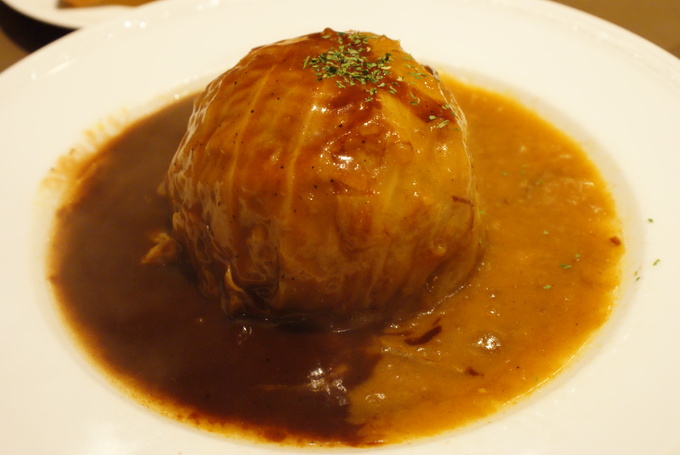 ~見よ、老舗洋食屋の巨大ロールキャベツを!~ グリル・マルヨシ@大阪・天王寺_b0063958_0191489.jpg