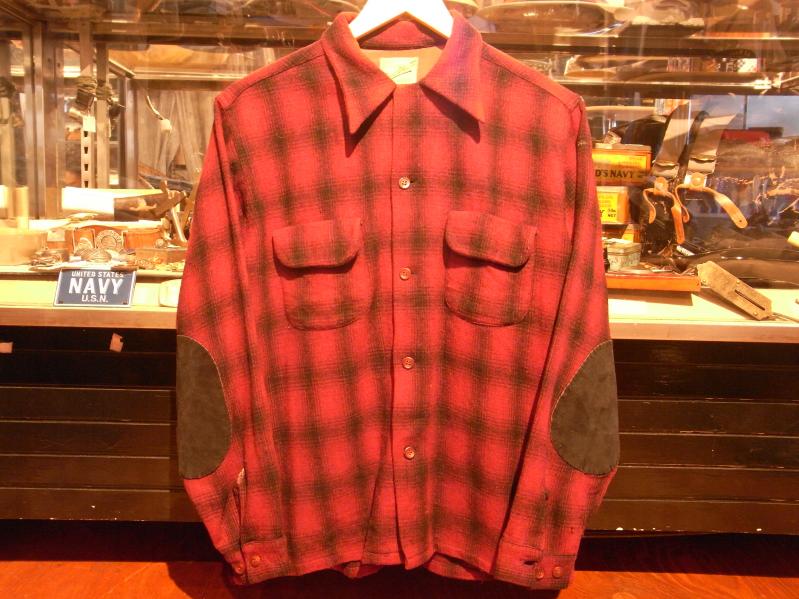 50\'S LIGHT WOOL SHIRT Buck Skein Joe RED--RECOMMEND--_c0176867_2073544.jpg