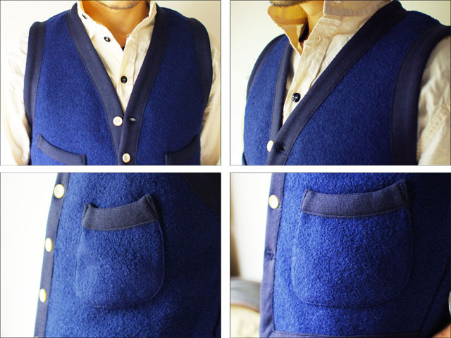 Haver Sack [ハバーサック] compressed wool pile knit vest [圧縮パイルニットベスト] MEN\'S_f0051306_1839391.jpg
