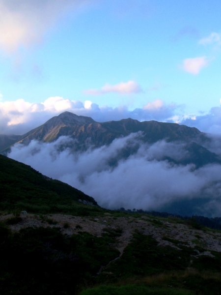 北アルプス2011夏③－双六小屋へ_c0177814_11164495.jpg