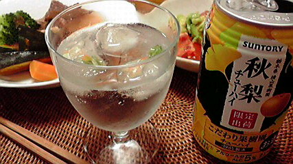 秋梨のチューハイ_e0227942_8413865.jpg