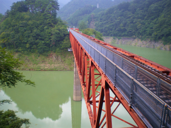 大井川鉄道　あぷとライン「奥大井湖上駅」_b0056570_15263840.jpg