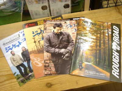 2011〜2012秋冬ウェアのカタログが入ってきました。_b0163075_843758.jpg