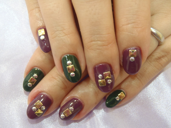 最新秋nail☆_d0089334_1320480.jpg