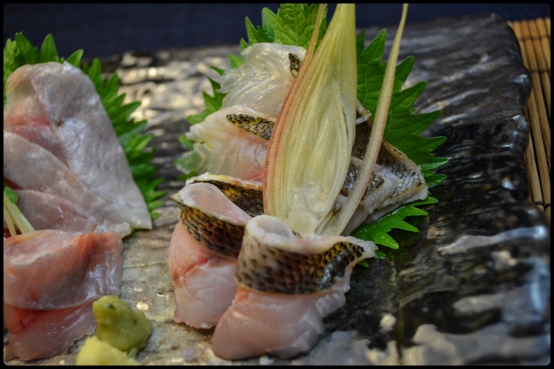 タカベの刺身 魚と野菜と私と和ノ香 タカベの刺身 魚と野菜と私と和ノ香