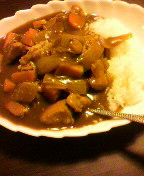 ほぼ初カレー_b0021834_22445922.jpg