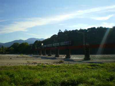 大井川鉄道　「川根温泉笹間渡駅」～東京へ_b0056570_2349110.jpg