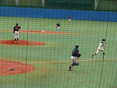 國學院大対拓殖大　９月５日　東都大学野球２部開幕戦_b0166128_11463055.jpg