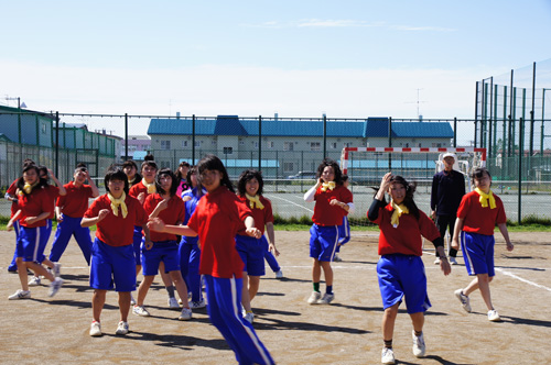 体育大会２日目　ドッチボール 準決勝まで_b0108779_22322317.jpg