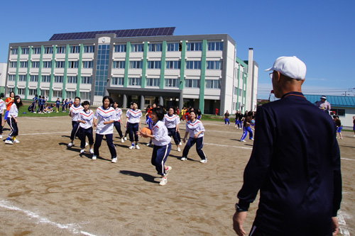 体育大会２日目　ドッチボール 準決勝まで_b0108779_2232858.jpg