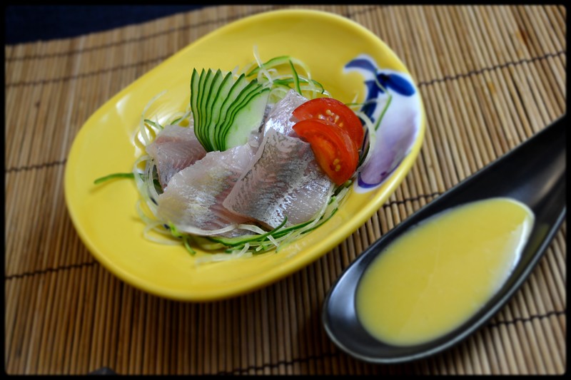 アユのあらい 魚と野菜と私と和ノ香 アユのあらい 魚と野菜と私と和ノ香