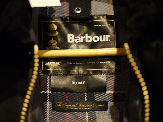 【BARBOUR】BADALE!!!_a0119505_16101249.jpg