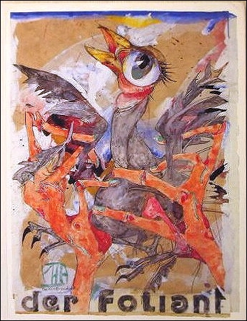 ホルスト・ヤンセンの展覧会図録「Horst Janssen der foliant